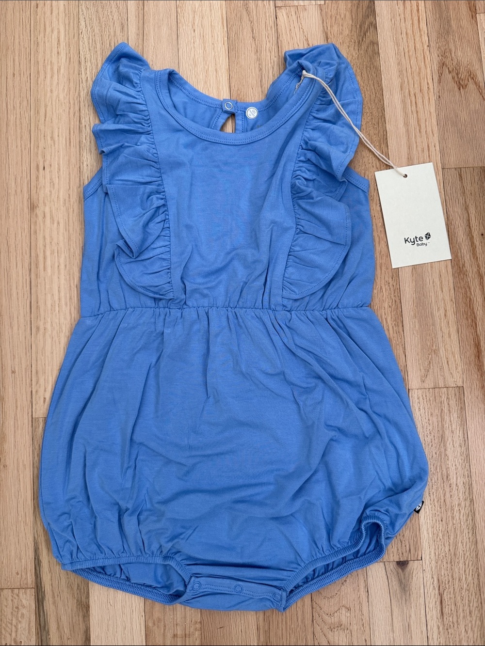 NWT Kyte BABY Blue Bubble Romper